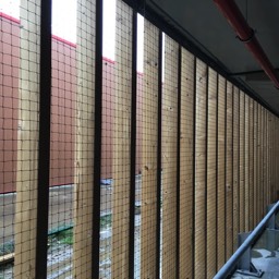 ZWIJNAARDE Brandvertragende Netten in Parkeergarage